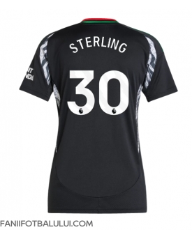 Arsenal Raheem Sterling #30 Tricou Fotbal Replică 2024-25 Femei Deplasare